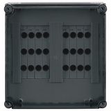 D02 panel enclosure 8x D02, MB 630A, 3-pole