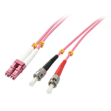 Fibre Optic Cable LC/ST OM4, 2m 50/125µm Multimode