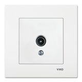 Karre White TV Socket Transitive (8-12-dB)