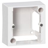 1-station frame for surface-mounted installation 20A socket - 82x82x40mm