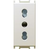 SOCKET ITALIAN P17/11+KS 2P+E 16A 250V~ 1M IW 4317836