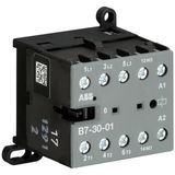 B7-30-01-84 Mini Contactor 110 ... 127 V AC - 3 NO - 0 NC - Screw Terminals