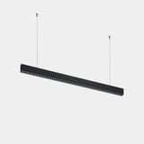 Lineal lighting system Infinite Slim Continuidad Pendant 1120mm 28.7 4000K CRI 90 DALI-2/PUSH Black IP40 3104lm