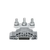 Stud terminal block lateral marker slots for DIN-rail 35 x 15 and 35 x