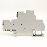 Allen-Bradley, 1492-LD32P, Spring Clamp Terminal Block,Two-Circuit Feed-Through Block, 2.5 mm (# 22 AWG - # 14 AWG),Two-circuit terminal block with 1 fixed and 1 plug-in connection on each level, Gray (Standard),