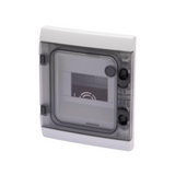 WATERTIGHT FLUSH-MOUNTING MODULAR ENCLOSURE - 12 MODULES - IP55 GREY RAL 7035