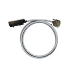 PLC-wire, Analogue signals, 15-pole, Cable LiYCY, 3 m, 0.25 mm²