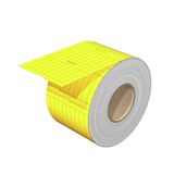 Cable coding system, 6 mm, Polyester, yellow