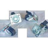 Castors set (2 with, 2 without brake) for S-RACK enclosure