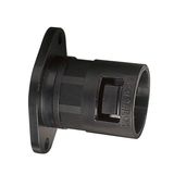 AL28/FL/A/BL STRAIGHT FLANGE IP66/ NC28 BLK