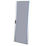 Glas door, full width, for S-RACK 36U, W=800, RAL7035