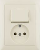 Socket outlet without earthing contact with change-over switch, S.1, w