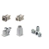 Industrial connectors (set), Series: HA, Screw connection, Size: 1, Nu