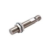 Proximity sensor, inductive, nickel-brass, long body, M12, shielded, 4 E2EN1031M