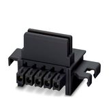 DIN rail bus connectors