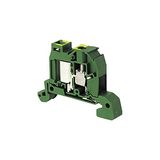 DS4/8,P,ADO, TERMINAL BLOCK, MINIBLOKS, ADO, SCREW CLAMP, GREEN, YELLOW, 8X49X28MM