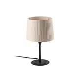 SAMBA BLACK TABLE LAMP E27 ø215*160*ø190 BEIGE RIB