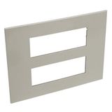 French and German standard plate square version 2x6 modules - champagne