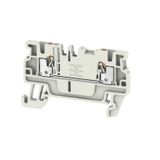 Feed-through terminal block, PUSH IN, 1.5 mm², 500 V, 17.5 A, Number o