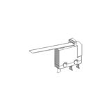 Miniature limit switch - flat lever - solder tags