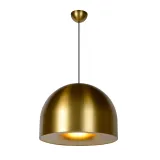 Lucide AKRON - Pendant light - Ø 50 cm - 1xE27 - Matt Gold / Brass