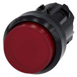 Illuminated pushbutton, 22 mm, round, plastic, red, pushbutton, raised momentary 3SU1001-0BB20-0AA0-Z Y15