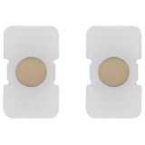 2 buttons Tondo lightable satin gold