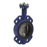 VF208W Butterfly Valve, 2-Way, DN125, Wafer Flanged, 316 Stainless Steel Disc, EPDM Liner, Kvs 1025 m³/h, Max ∆P 600 kPa