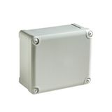 ABS box IP66 IK07 RAL7035 Int.H175W150D80 Ext.H193W164D87 Opaque cover H20