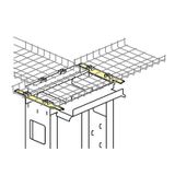 Cable tray support for 19 inches rack ref 046407