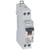 DX³6000 10kA high inlet and low outlet U+N screw circuit breaker 230V~ - 16A - curve B - 1 module