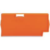 Seperator plate 2 mm thick oversized orange