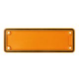 Cover (industrial connector), Plastic, Colour: orange, Size: 8