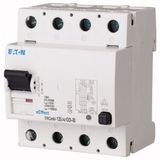 Residual current circuit-breaker, all-current sensitive, 125 A, 4p, 300 mA, type B