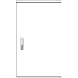 Cable management enclosure 1 door, F5, RAL7032, IP44