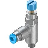 GRLA-M5-QS-3-RS-D One-way flow control valve