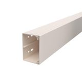 WDK60090CW  Wall and ceiling channel, with perforated bottom, 60x90x2000, creamy white Polyvinyl chloride