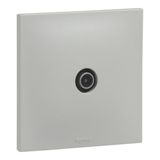 Urbano gray finish TV socket