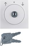 Centre plate lock + push lock func blind switch, key remov, S.1/B.3/B.