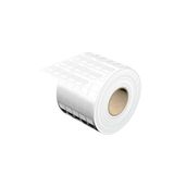 Cable coding system, 2.9 - 2.9 mm, 18 mm, Vinyl film, white