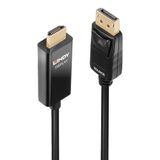 3m Display Port to HDMI 4K60Hz Adapter Cable with HDR Connects a single DisplayPort device to a HDMI® Display with a maximum resolution of 4096x2160@60Hz