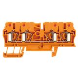 Feed-through terminal block, Tension-clamp connection, 2.5 mm², 800 V,