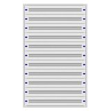 Multi-module distribution board 4M-33K, H:1565 W:980 D:200mm