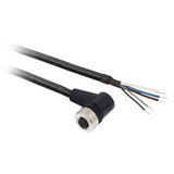 PREWIRED M12 FEMALE 5PINS 2M PUR 90D