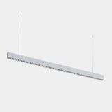 Lineal lighting system Infinite Slim Continuidad Pendant 1680mm 43.1 3000K CRI 90 DALI-2/PUSH Brushed anodise IP40 5221lm