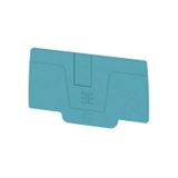 End plate (terminals), 64.93 mm x 2.1 mm, blue