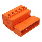 1-conductor male connector CAGE CLAMP® 2.5 mm² orange