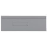 Separator plate 2 mm thick oversized gray