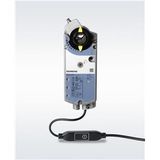 GCA161.1E/MO - Rotary air damper actuator, AC/DC 24 V, Modbus RTU, 18 Nm, spring return 90/15 s