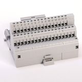 Allen-Bradley 1794-TB3TS Terminal Base, Flex I/O, 16 I/O Terminals, 10 Common Terminals, 4 +Voltage Terminals, CJC Temperature, Spring-Clamp, Open Style, DINMount, IP20